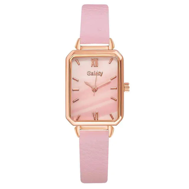 Shiny Square Quartz Watch