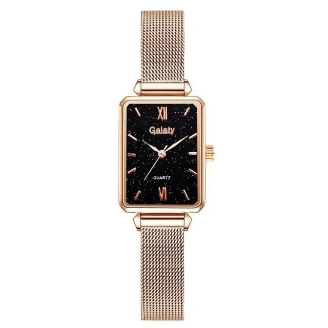 Shiny Square Quartz Watch