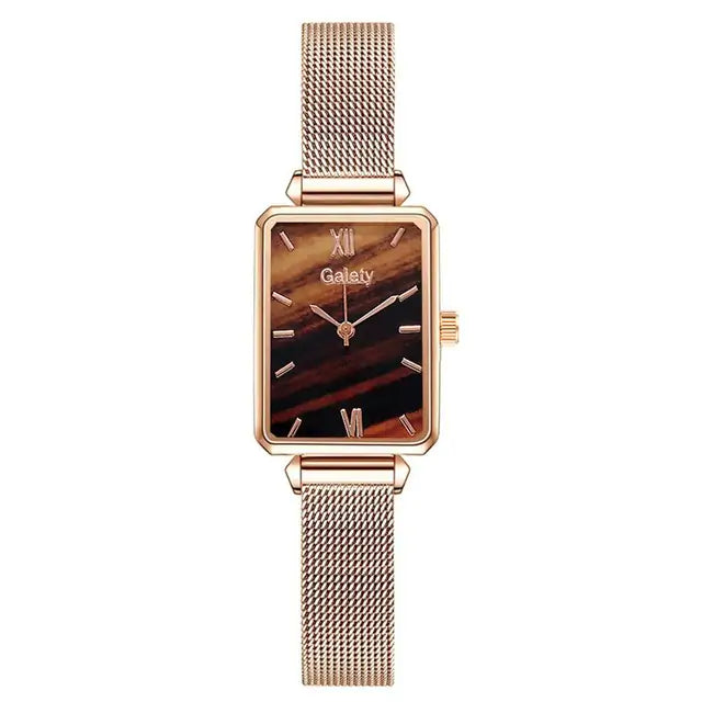 Shiny Square Quartz Watch