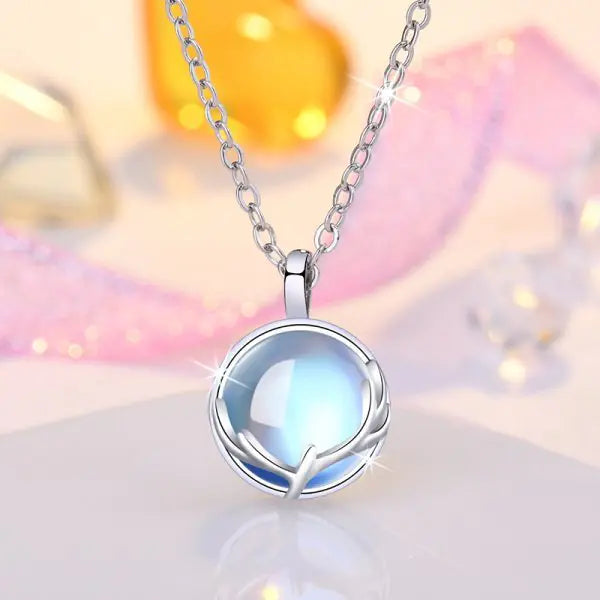 Radiant Sapphire Stele Necklace